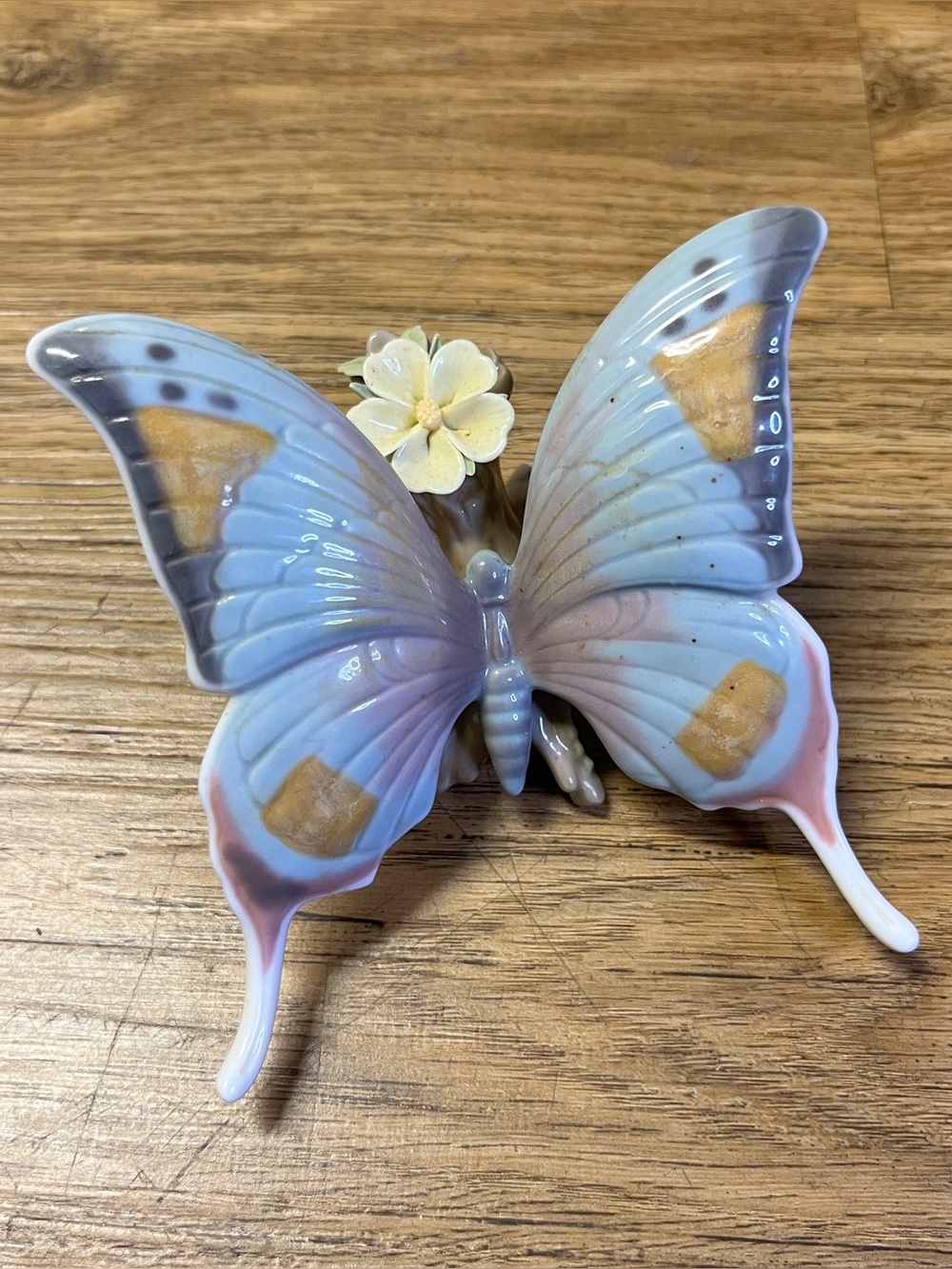 Vintage LLadro From Nature’s Palette Butterfly Figurine Made In Spain Porcelain
